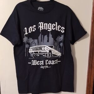 Ring of Fire Los Angeles Graphic Tee - Black and White